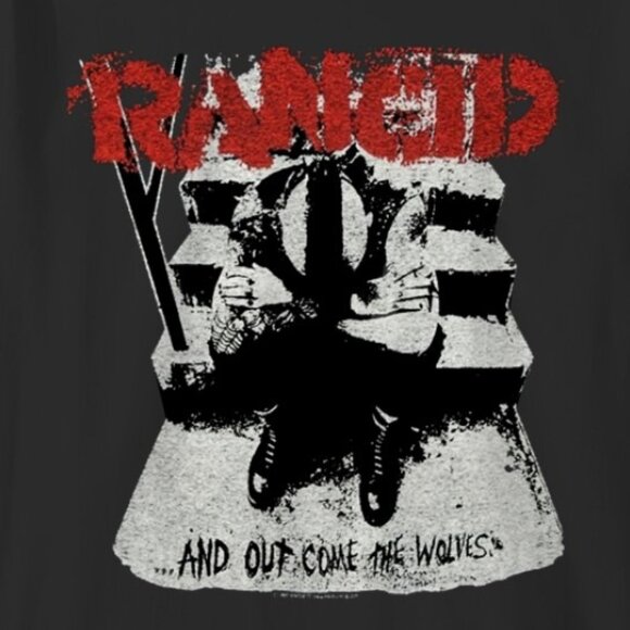 Rancid Punk Rock Band T-Shirt And Out Come The Wolves Album Concert Fan Tee - Picture 2 of 5